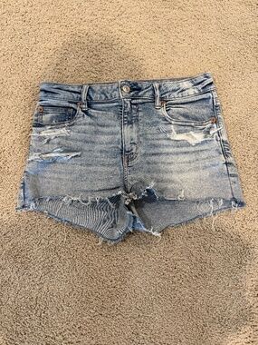 American eagle high rise jean shorts